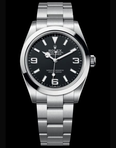 Rolex Explorer 40 watch: Oystersteel 